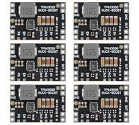 DWEII 6 pezzi Buck Boost, TPS63020 3.3 V batteria al litio automatico Boost Buck Step Up Down modulo XL63020 microcontrollore potenza bassa ondulazione
