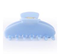 Dwenarry Fermaglio per capelli da donna, grande, in acetato, blu, 10 cm