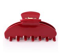 Dwenarry Fermaglio per capelli da donna, grande, in acetato, rosso, 10 cm