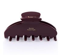 Dwenarry Fermaglio per capelli da donna, grande, in acetato, rosso, 10 cm