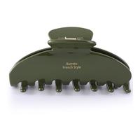 Dwenarry Grande fermaglio per capelli da donna, in acetato, verde, 10 cm