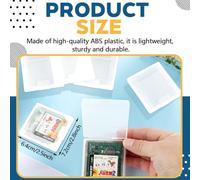 DWFEYOI 10 Pezzi Copertura Antipolvere di Plastica Trasparente Bossolo Gioco Protettiva Gioco di Carte Cartuccia di Immagazzinaggio della Cassa della Scatola per Gameboy Color GB/GBC/GBP