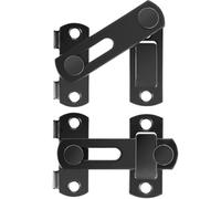 DWFEYOI 2 pcs Serratura scorrevole a 90° per porta di fienile, Piccolo Chiavistello, Serrature Porte di Sicurezza, Chiavistello Scorrevole Porta, Serrature Antifurto per porta finestra armadietto