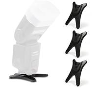 DWFEYOI 3 Pcs Supporto Flash con Filettatura 1/4 Pollici per cavalletto Integrata per Adattatore ISO Standard es. Compatibile con Nikon Canon Olympus Panasonic Pentax Sigma Nissin Yongnuo