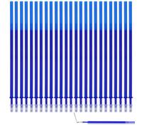 DWFEYOI 30 Pezzi Ricariche Cancellabili Compatibili con Legami,Refill Penne Cancellabili Set con Legami, Facili da Cancellare, Punta Della penna 0,5 mm, Altezza 13 cm, Ricariche Cancellabili,blu