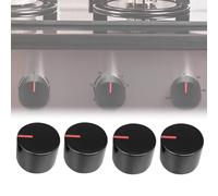 DWFEYOI 6mm Pomello Fornello Gas Manopole Forno, 4 Pezzi Manopola Fornello a Gas, Pomelli Cucina di Controllo Gas Manopole Piano Cottura Manopola Stufa a Gas per Cucina Forno Fornelli a Gas