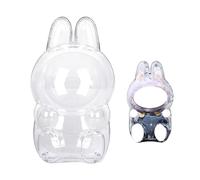 DWFEYOI Custodia Protettiva Portachiavi per 17 cm Prendi un postot,Trasparente per Giocattoli di Peluche,Protective Trasparente PVC Borsa per doll, Mini Custodia per Display