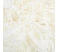 DWFEYOI DWFEYOI 100 gramos de papel de seda triturado Kraft triturado Raffia cesta, triturado cesta regalo embalaje embalaje papel para envolver regalos decoración suministros de fiesta (blanco)