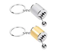 DWFEYOI Portachiavi per cambio auto, creativo, modifica del cambio, 6 posizioni, multicolore, portachiavi divertente decorazione pendente,Turbine Keychain Car Keychain Creative Decorative Keychain