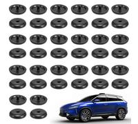 DWFEYOI Set di 20 Piece Safety Belt Stop Button, Car Seat Belt Button, Button Safety Belt Bumper Plastic Belt Stop Button Buckle Stopper,gancio cintura sicurezza auto