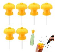 DWFEYOI Tappo Trappola per Insetti Riutilizzabile Ed Universale, Set Da 6 Trappola Cimici, Vespe, Mosche, Trappola Vespe Ed Insetti Piccoli Ideale per Piante, Giardini, Terrazzi, Terreni