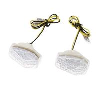 DWGVHGVW Moto Luci diurne Indicatore di direzione a LED Universale per Moto, per GSXR K1-K4 SV600/1000, per Bandit 600S/12005 DL650, 2 Pezzi