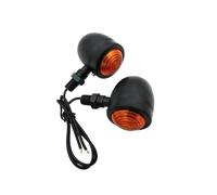 DWGVHGVW Moto Luci diurne Indicatori di direzione universali per Moto, luci di direzione a LED Ambra e Nere, per 1 Coppia
