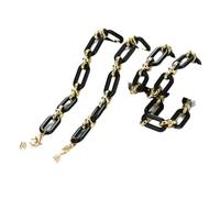 DWhui Catena con Bottoni in Acrilico Color Ambra Catena per Occhiali da Vista Maschera Anti-smarrimento Occhiali da Sole appesi Cordini Tenere la Collana con la Corda