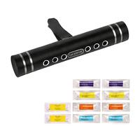 DWNSKR Diffusore profumo auto con 10 Bastoncini di Aromi Solidi Diffusore Profumo Auto Purificatore d'Aria Auto Contiene aromi di colonia, limone, oceano, lavanda e osmanto