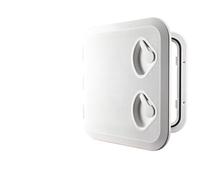 DWOGCEBX Copertura per boccaporto di Accesso al Ponte 370x375 mm per Barche, Yacht e Camper - Porta di ispezione Impermeabile e Antiscivolo in plastica ABS