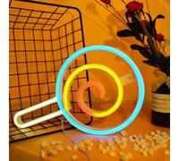DWOOKE Lollipop - Targa al neon colorata per decorazione da parete, a LED, funzionamento a batteria/USB, luce al neon arcobaleno per lecca-lipop, Halloween per ragazze e bambini…