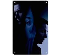 DWQUIX Targa in metallo con scritta "The Prestige Minimal", poster per decorazione home theater e arte da parete retrò, 20 x 30 cm