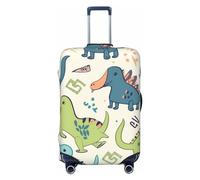 Dwrepo Copertura per bagagli con dinosauro carino elastico lavabile copertura per valigia antigraffio protezione per bagagli in spandex protezione per bagagli da viaggio per bagagli da 18-32 pollici,