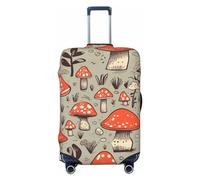 Dwrepo Copertura per bagagli elastica lavabile copertura per valigie antipolvere con funghi cartoni animati copertura per bagagli da viaggio alla moda protezione per bagagli ispessita adatta per
