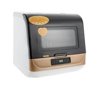 DWS-T05 Mini lavastoviglie 800 W Lavastoviglie multifunzione da tavolo 3 programmi freestanding freestanding lavastoviglie controllo touch oro