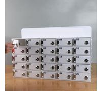 DWSSX Armadietto for cellulare a parete - Conserva e organizza i telefoni - Armadietto for cellulari in classe, ufficio o fabbrica (Size : 30 doors)