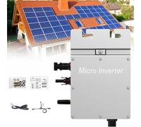 DWSSX Micro Inverter, Micro Inverter Solare, Micro Inverter Solare, convertitore di Collegamento alla Rete MPPT con di monitoraggio del Telefono Cellulare WiFi(Color:300W)