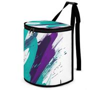 DWTJKMS 90's Cup Design Car Trash Can con coperchio Grande capacità Appeso Auto Trash Bin a prova di perdite Impermeabile Pattumiera Auto Must Haves Accessori interni