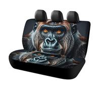 DWTJKMS A Gorilla - Coprisedile per auto, antiscivolo, per sedile posteriore, durevole, antigraffio, misura universale, adatto per auto, camion e SUV