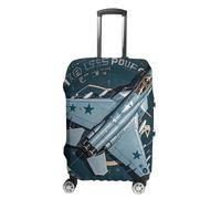DWTJKMS Air Force Fighter - Copertura per bagagli a getto d'acqua, semplice e generosa, lavabile, resistente ai graffi, per valigie da 48-81 cm, Stile:, S, Custodia per bagagli