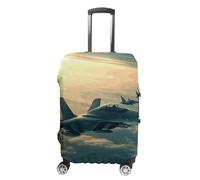 DWTJKMS Aircraft Fighter Jets Copertura per bagagli semplice e generosa copertura antipolvere lavabile, resistente ai graffi, per valigie da 48-81 cm, Stile:, M, Custodia per bagagli