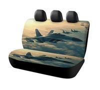 DWTJKMS Aircraft Fighter Jets, coprisedile per auto, antiscivolo, per sedile posteriore, durevole, antigraffio, misura universale, adatto per auto, camion e SUV