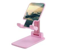 DWTJKMS Aircraft Fighter Jets - Supporto per telefono cellulare, pieghevole, regolabile in altezza, portatile, per tutti gli smartphone, colore: rosa