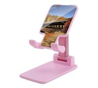 DWTJKMS Albany - Supporto per telefono cellulare con ponte coperto, pieghevole, regolabile in altezza, portatile, per tutti gli smartphone, colore: rosa