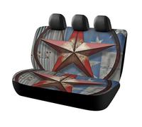 DWTJKMS American Wastern Texas Star - Coprisedile per auto, antiscivolo, per sedile posteriore, durevole, antigraffio, misura universale, adatto per auto, camion e SUV
