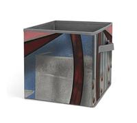 DWTJKMS American Wastern Texas Star Cube Organizer organizer pieghevole in tessuto spesso per coperte, vestiti scatola portaoggetti adatta per casa, ufficio, guardaroba, abbigliamento e giocattoli
