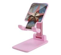 DWTJKMS American Wastern Texas Star - Supporto per telefono cellulare, pieghevole, regolabile in altezza, portatile, per tutti gli smartphone, colore: rosa