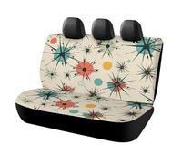 DWTJKMS Atomic Stars - Coprisedile per auto, motivo retrò, antiscivolo, per sedile posteriore, durevole, antigraffio, misura universale, adatto per auto, camion e SUV