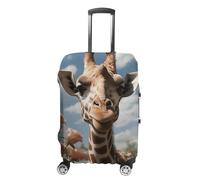 DWTJKMS Bella giraffa copertura per bagagli, semplice e generosa, copertura antipolvere lavabile, resistente ai graffi, per valigie da 48-81 cm, Stile:, XL, Custodia per bagagli