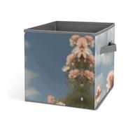 DWTJKMS Bella giraffa cubo, organizer pieghevole in tessuto spesso, per coperte, vestiti, adatto per casa, ufficio, guardaroba, abbigliamento e giocattoli