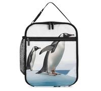 DWTJKMS Borsa termica per il pranzo, a prova di perdite, per uomini e donne, con manico, riutilizzabile, isolata, per ufficio, lavoro, picnic