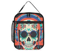 DWTJKMS Borsa termica per il pranzo, a prova di perdite, per uomini e donne, con manico, riutilizzabile, isolata, per ufficio, lavoro, picnic