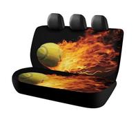 DWTJKMS Burning Tennis Pictures - Coprisedile per auto, antiscivolo, resistente, antigraffio, misura universale, adatto per auto, camion e SUV
