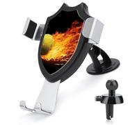 DWTJKMS Burning Tennis Pictures - Supporto universale per telefono da auto, per bocchette dell'aria dell'auto, adatto per tutti gli smartphone e modelli di auto, colore: nero