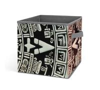 DWTJKMS Calendario Maya End Of The World Cube Organizzatore Contenitori Pieghevole in Tessuto Spesso, Coperte, Vestiti, Scatola portaoggetti Adatto per Casa Ufficio Guardaroba Abbigliamento Giocattoli