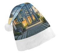 DWTJKMS Cappello di Babbo Natale classico cappello di Natale spesso cappello di Natale cappello divertente per le vacanze per adulti unisex