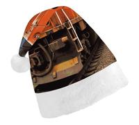 DWTJKMS Cappello di Babbo Natale Treno Classico Cappello di Natale Addensare Natale Party Hat Divertente Cappello per le Vacanze per Unisex Adulti