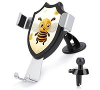 DWTJKMS Carino api miele supporto per telefono cellulare auto presa d'aria supporto universale per auto adatto per tutti gli smartphone e modelli di auto (nero)