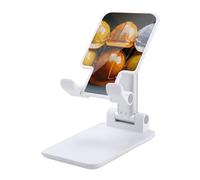 DWTJKMS Caschi da costruzione Supporto per telefono cellulare doppio pieghevole, supporto per telefono cellulare regolabile in altezza Supporto portatile per cellulare Supporto da tavolo adatto a
