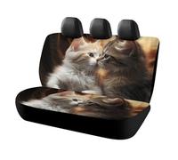 DWTJKMS Cat Kiss - Coprisedile per auto, antiscivolo, per sedile posteriore, durevole, antigraffio, misura universale, adatto per auto, camion e SUV